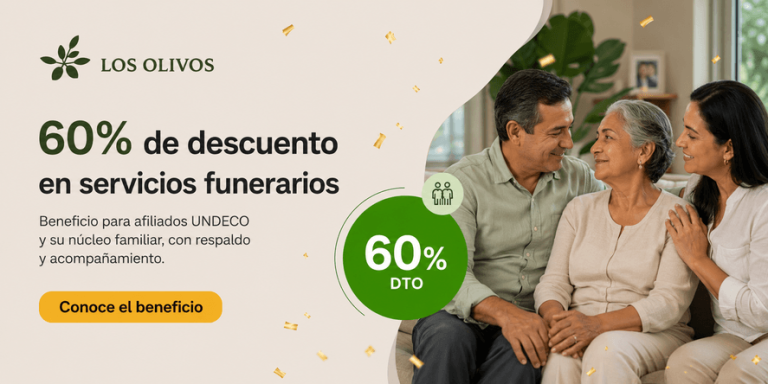 60% de Descuento en la Mensualidad de Servicios Funerarios con Los Olivos