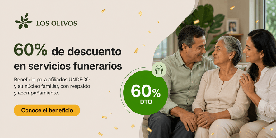 En este momento estás viendo 60% de Descuento en la Mensualidad de Servicios Funerarios con Los Olivos