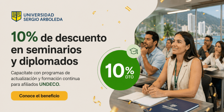 Descuento Educación – Seminarios y Diplomados 10%