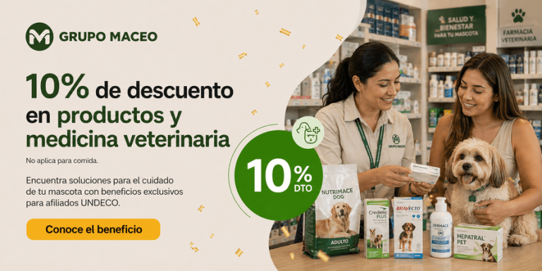 Descuento Salud – Productos Veterinarios 10%
